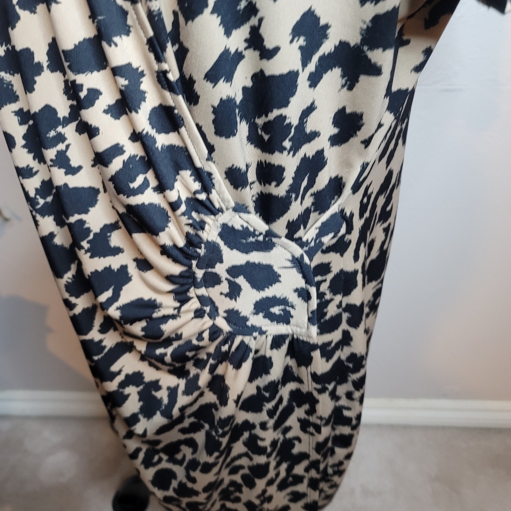 4 for$25💎AA Studio Leopard Wrap Dress Sz 16W - Picture 8 of 13
